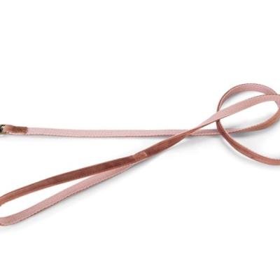 DBL lesă velur VELURA Pink 120×10