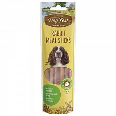 Dog Fest Meat Sticks Rabbit