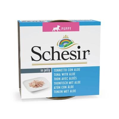 SCHESIR Puppy Tuna With Aloe in jelly