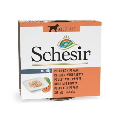 SCHESIR Dog Chicken With Papaya in jelly