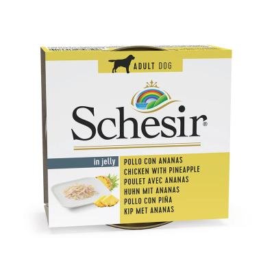 SCHESIR Dog Chicken With Pineapple in jelly