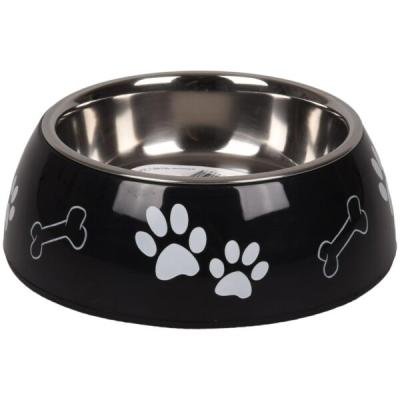 Flamingo миска металлическая DIVAR PAW PRINT m