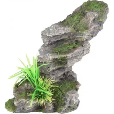 Flamingo Decor din plastic LAPIS STONES Grey 15x10x14cm