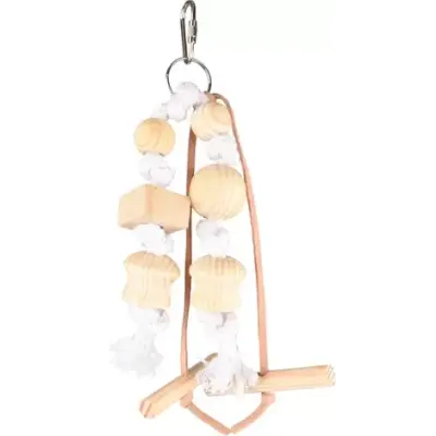Flamingo jucărie din lemn pentru păsări APPI STICKS