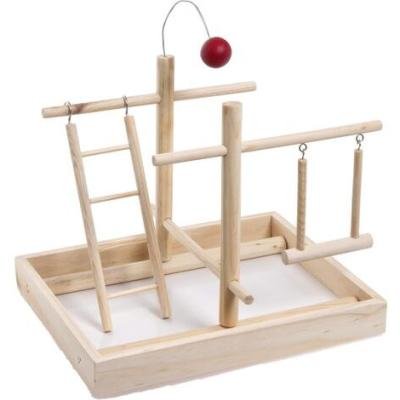 Flamingo Jucărie pentru păsări din lemn PLAYGROUND MEDIUM