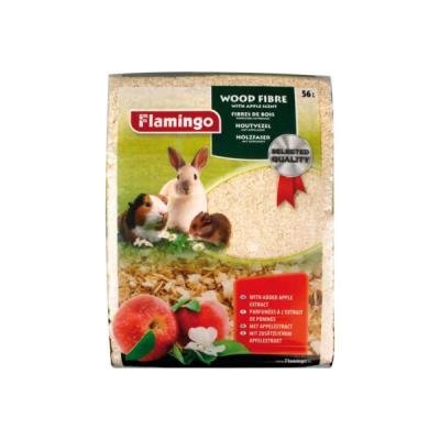 Flamingo Rumeguș WOOD SHAVINGS WITH APPLE