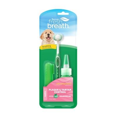 TropiClean Fresh Breath Oral Care Kit Puppy