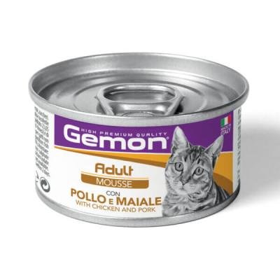 GEMON Cat Mousse Adult Chicken and Pork
