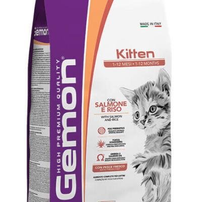 GEMON Dry Kitten with Salmon and Rice