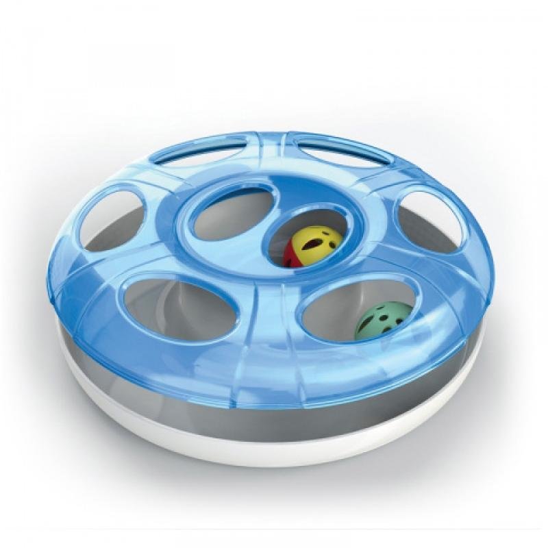 GEORPLAST Игрушка для кошек Ufo with 2 balls