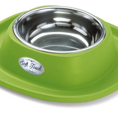 Castron din inox cu suport din cauciuc în asortiment