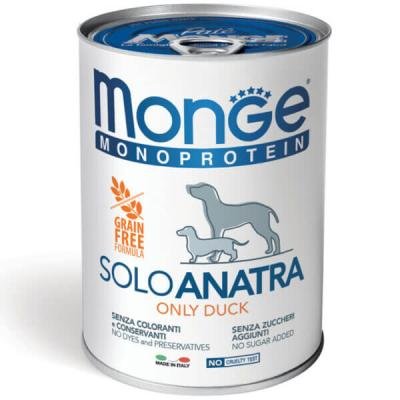 MONGE Dog Solo Pate Duck