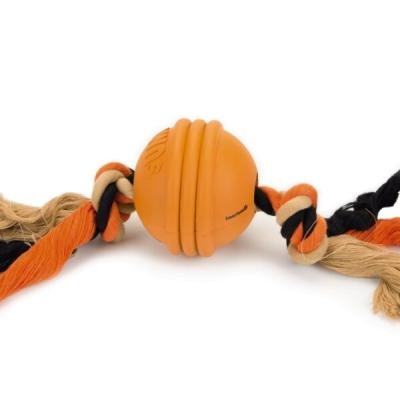 BEEZTEES mingiută din cauciuc cu sfoară SUMO FIT BALL