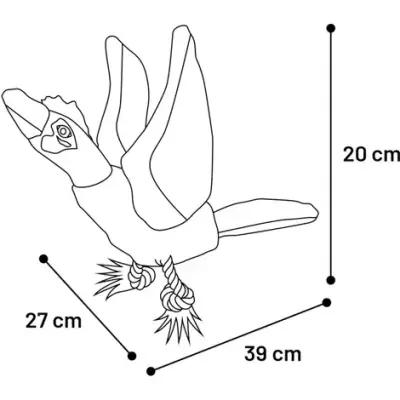 Flamingo Jucărie din pluș WINGO PHEASANT