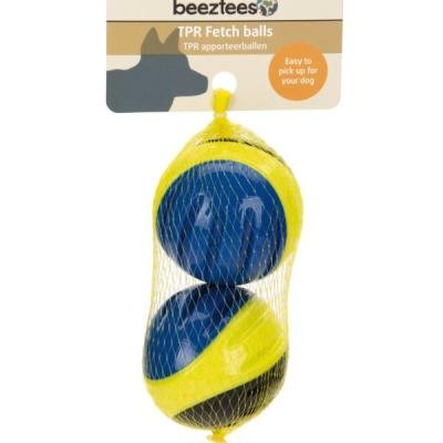 BEEZTEES TPR minge pentru câini FETCH 2PCS Blue/Yel/Black