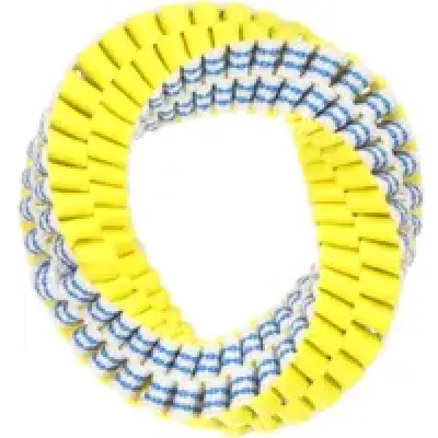 FLAMINGO игрушка нейлоновая GLOWA RING Blue/Yellow l