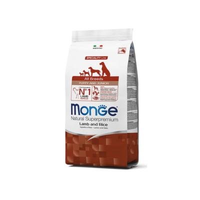 MONGE dry dog all breed puppy Lamb/Rice