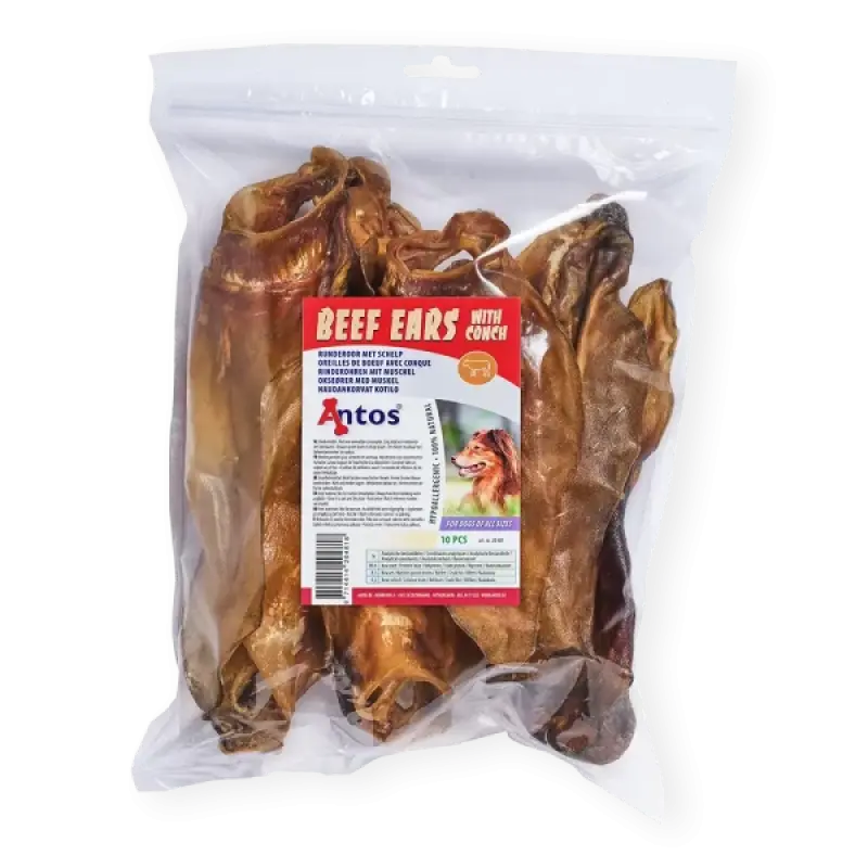 Antos Beef Ears with conch 10 pcs
