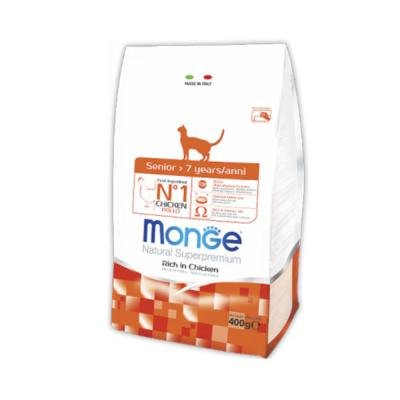 MONGE dry cat senior Chicken
