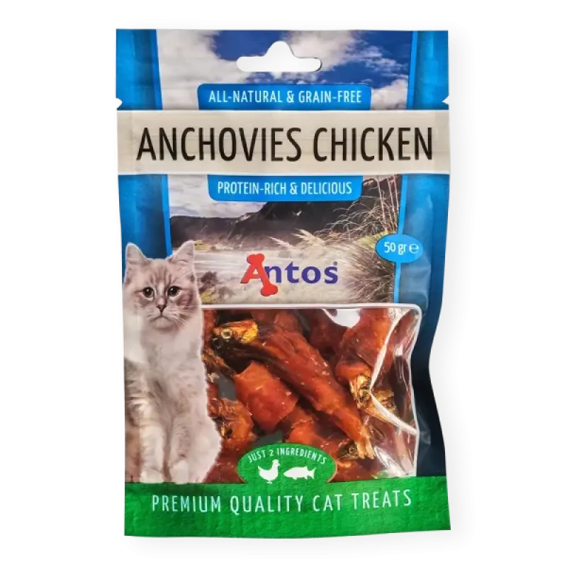 Antos Cat Treats Anchovies&Chicken