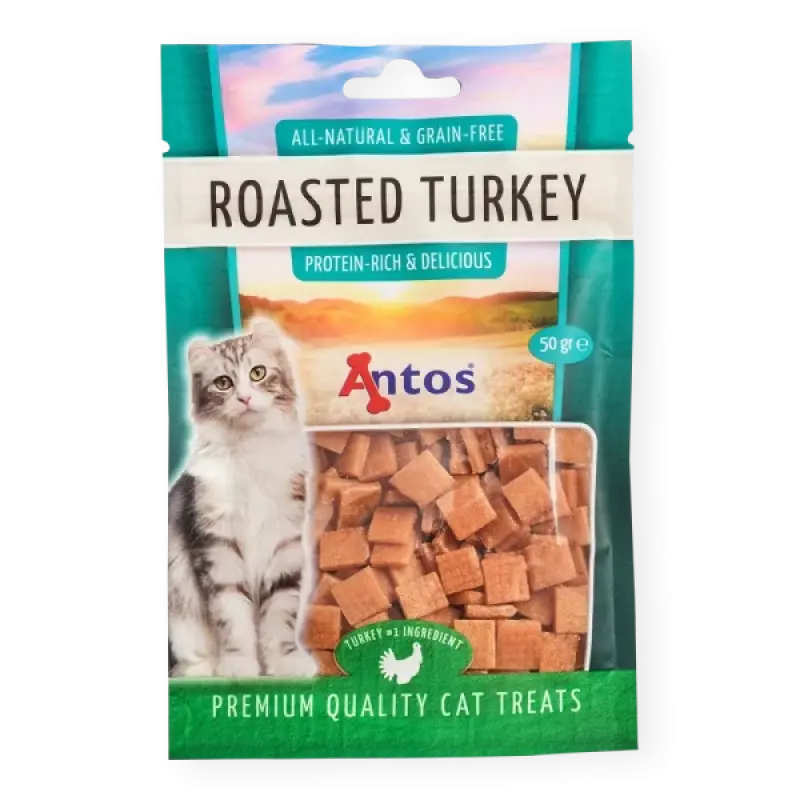 Antos Cat Treats Roasted Turkey