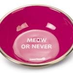BEEZTEES металич. миска для кошек MEOW