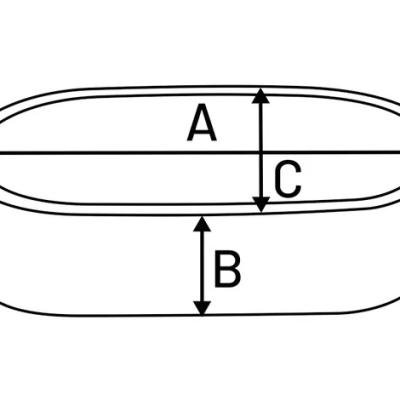 Миска керамическая CAT AURI Oval