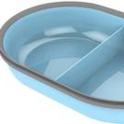 SURE FLAP set castron + covoraș Mat and Bowl Set