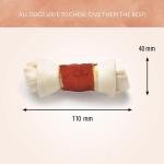 Antos Raw Hide White + Chicken Knotted Bone 4,5″ 2 pcs