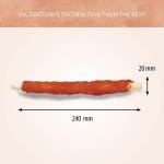 Antos Raw Hide White + Chicken Roll 10″ 2 pcs
