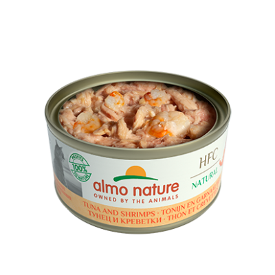 ALMO NATURE Cat HFC Can Natural Chicken/Shrimps