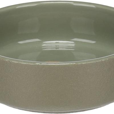 Castron ceramic Rama Round Green
