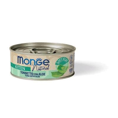 MONGE Cat Jelly Kitten Can Yellowfin Tuna with Aloe