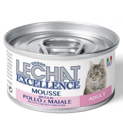 LECHAT Excellence Mousse Adult Chicken and Pork