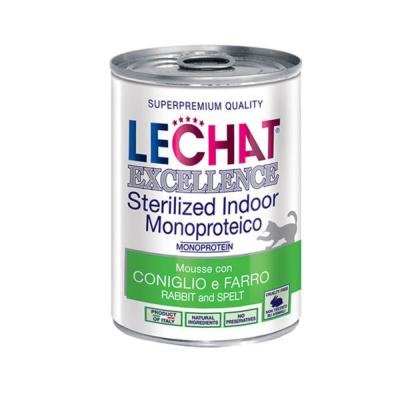 LECHAT EXC. PATE STERIL/INDOOR RABBIT/SPELT