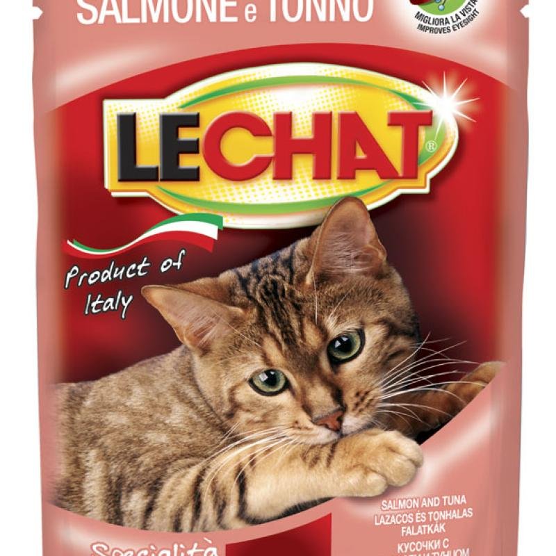 LECHAT Pouch Chunkies Tuna and Salmon