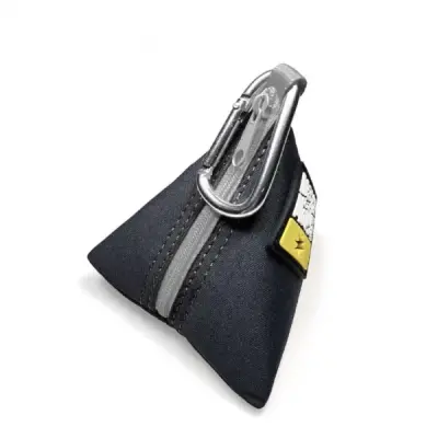 MAX & MOLLY geantă pentru pungi de gunoi Poo Bag Triangle Silver
