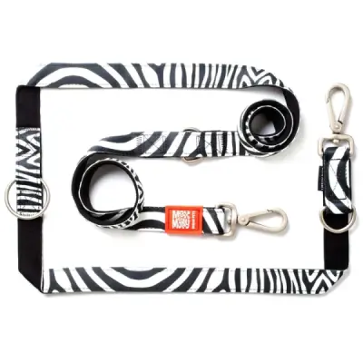 MAX & MOLLY Lesă Multi-Functional Zebra