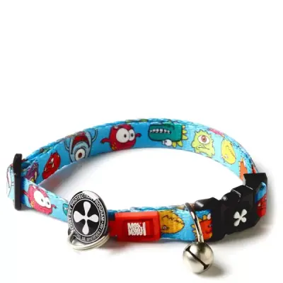 MAX & MOLLY Zgarda pentru pisici Smart ID Cat Little Monsters