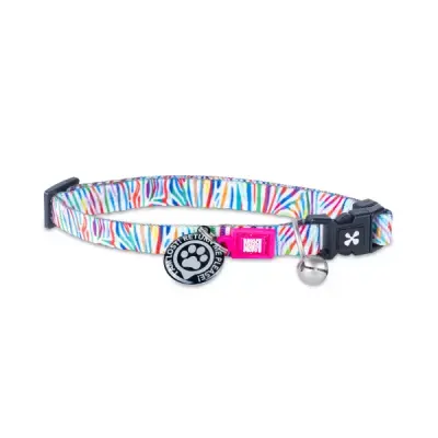 MAX & MOLLY Zgardă pentru pisici Smart ID Cat Magic Zebra
