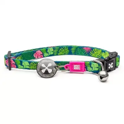MAX & MOLLY zgardă pentru pisici Smart ID Cat Tropical