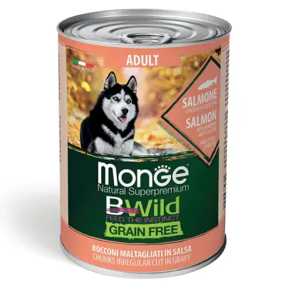 MONGE Dog BWILD Adult Salmon/Pumpkin/Zucchini