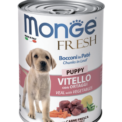 MONGE Dog Fresh Puppy Veal / Vegetables