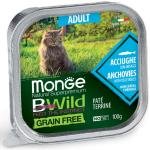 MONGE Cat BWILD Adult Anchovies/Vegetables