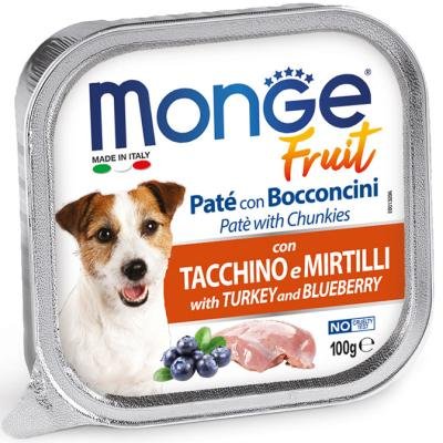 MONGE Dog Fruit Turkey/Blueberry