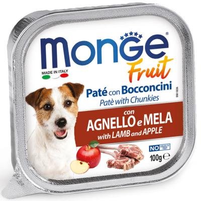 MONGE Dog Fruit Lamb/Apple