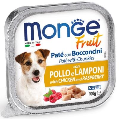 MONGE Dog Fruit Chicken/Raspberry