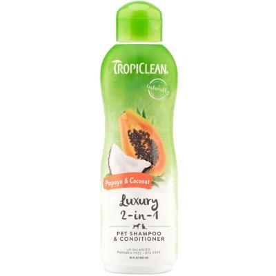 TropiClean Shampoo/Conditioner Papaya and Coconut 2in1