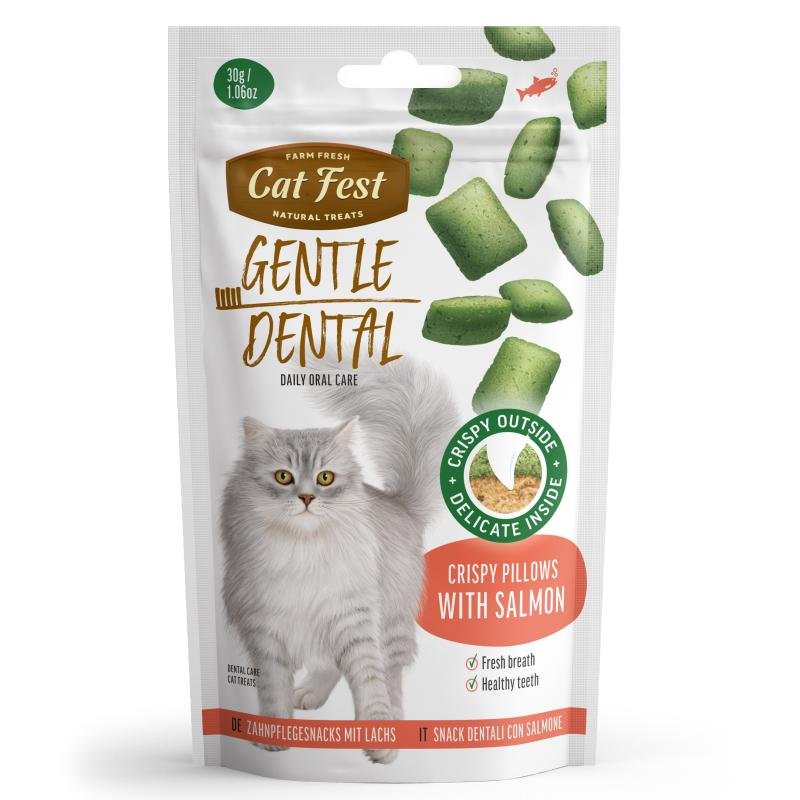 Cat Fest Crispy green pilows salmon