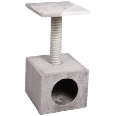 Răzuitoare pentru pisici CARY Grey 30x30x61cm